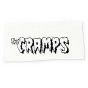 Cramps, The – band font logo on white patch CRAM01
