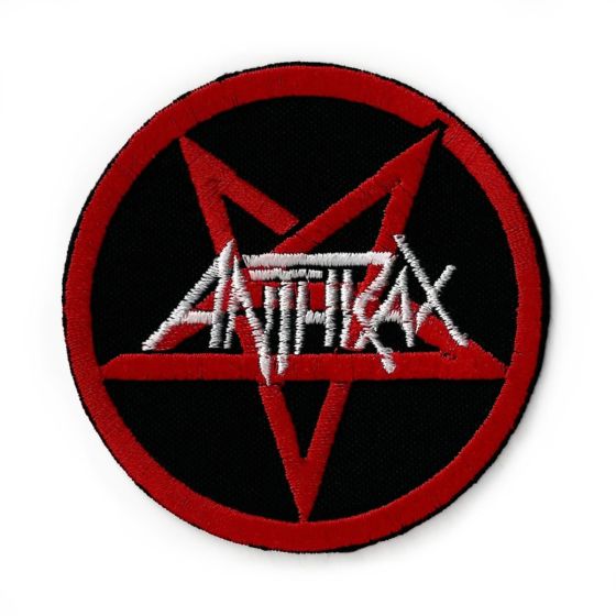 Anthrax band pentagram patch ANTH01