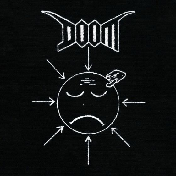 Doom Band with Logo and Frown Face image DOOM04